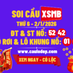 Soi cầu xsmb 2/1/2026
