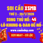 Soi cầu xsmb 20/1/2026