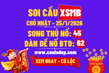 Soi cầu xsmb 25/1/2026