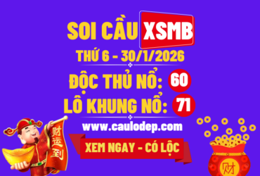Soi cầu xsmb 30/1/2026
