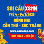 Soi Cầu XSMN 14/1/2026 | Soi Cầu Dự Đoán XSMN Thứ 4
