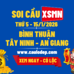 Soi Cầu XSMN 15/1/2026 | Soi Cầu Dự Đoán XSMN Thứ 5