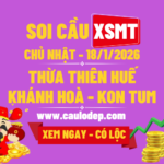 Soi Cầu XSMT 18/1/2026 | Dự Đoán XSMT CN - Bay phấp phới!