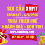 Soi Cầu XSMT 4/1/2026 | Dự Đoán XSMT CN - Bay phấp phới!