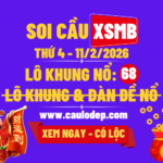 Soi cầu xsmb 11/2/2026