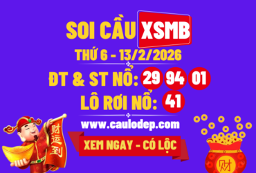 Soi cầu xsmb 13/2/2026