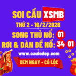 Soi cầu xsmb 16/2/2026