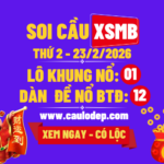 Soi cầu xsmb 23/2/2026