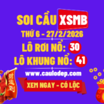 Soi cầu xsmb 27/2/2026