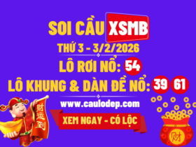 Soi cầu xsmb 3/2/2026