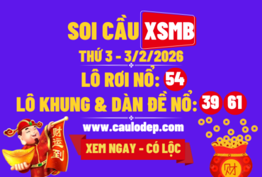 Soi cầu xsmb 3/2/2026