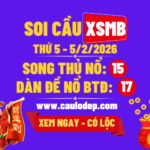 Soi cầu xsmb 5/2/2026