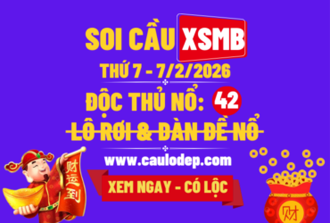 Soi cầu xsmb 7/2/2026
