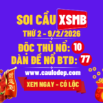 Soi cầu xsmb 9/2/2026