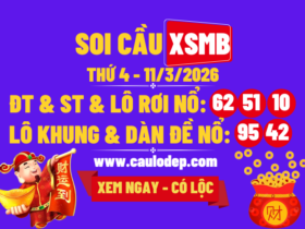Soi Cầu XSMB 11/3/2026 | Dự Đoán XSMB Thứ 4