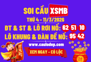 Soi Cầu XSMB 11/3/2026 | Dự Đoán XSMB Thứ 4