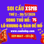 Soi Cầu XSMB 30/3/2026 | Dự Đoán XSMB Thứ 2