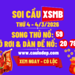 Soi Cầu XSMB 4/3/2026 | Dự Đoán XSMB Thứ 3