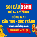 Soi Cầu XSMN 4/3/2026 | Soi Cầu Dự Đoán XSMN Thứ 4