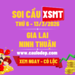 Soi Cầu XSMT 13/3/2026 | Dự Đoán XSMT Thứ 6