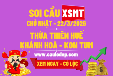Soi Cầu XSMT 22/3/2026 | Dự Đoán XSMT CN - Bay phấp phới!