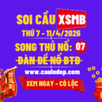 Soi Cầu XSMB 11/4/2026 | Dự Đoán XSMB Thứ 7