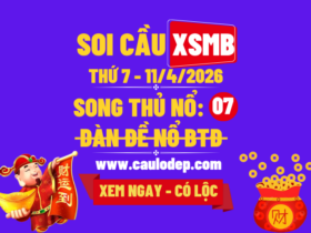 Soi Cầu XSMB 11/4/2026 | Dự Đoán XSMB Thứ 7