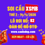Soi Cầu XSMB 14/4/2026 | Dự Đoán XSMB Thứ 4