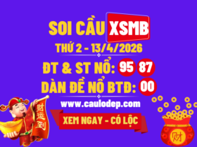 Soi Cầu XSMB 13/4/2026 | Dự Đoán XSMB Thứ 2