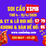 Soi Cầu XSMB 15/4/2026 | Dự Đoán XSMB Thứ 4