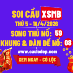 Soi Cầu XSMB 16/4/2026 | Dự Đoán XSMB Thứ 5
