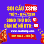 Soi Cầu XSMB 18/4/2026 | Dự Đoán XSMB Thứ 7