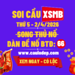 Soi Cầu XSMB 2/4/2026 | Dự Đoán XSMB Thứ 5
