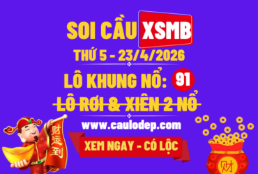 Soi Cầu XSMB 23/4/2026 | Dự Đoán XSMB Thứ 5