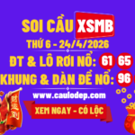 Soi Cầu XSMB 24/4/2026 | Dự Đoán XSMB Thứ 4