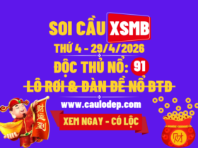 Soi Cầu XSMB 29/4/2026 | Dự Đoán XSMB Thứ 4