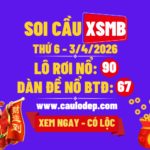 Soi Cầu XSMB 3/4/2026 | Dự Đoán XSMB Thứ 6