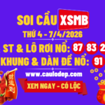 Soi Cầu XSMB 7/4/2026 | Dự Đoán XSMB Thứ 3