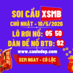 Soi Cầu XSMB 10/5/2026 | Dự Đoán XSMB CN