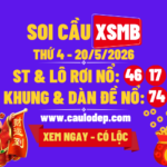 Soi Cầu XSMB 20/5/2026 | Dự Đoán XSMB Thứ 4