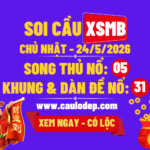 Soi Cầu XSMB 24/5/2026 | Dự Đoán XSMB CN