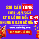 Soi Cầu XSMB 28/5/2026 | Dự Đoán XSMB Thứ 5