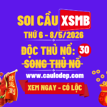 Soi Cầu XSMB 8/5/2026 | Dự Đoán XSMB Thứ 6