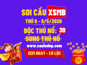 Soi Cầu XSMB 8/5/2026 | Dự Đoán XSMB Thứ 6