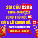 Soi Cầu XSMB 19/6/2026 | Dự Đoán XSMB Thứ 6