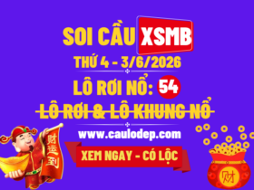 Soi Cầu XSMB 3/6/2026 | Dự Đoán XSMB Thứ 4