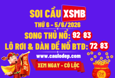 Soi Cầu XSMB 5/6/2026 | Dự Đoán XSMB Thứ 6