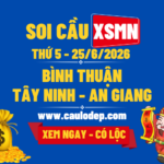 Soi Cầu XSMN 25/6/2026 | Soi Cầu Dự Đoán XSMN Thứ 5