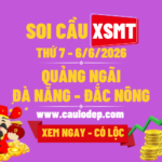 Soi Cầu XSMT 6/6/2026 | Soi Cầu Dự Đoán XSMT Thứ 7