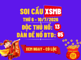 KQXSMB Ngày 10/7/2026 Thứ 6